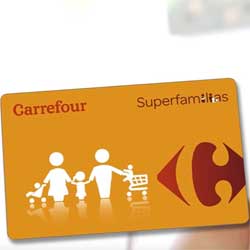 Tarjeta SuperFamilias de Carrefour